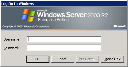 Win2003 Logon