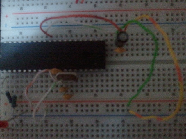 top view of led.