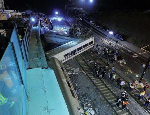 At about the point where the crash happened, one safety system switches to another (Image: Marcio Machado/Zuma/Eyevine)