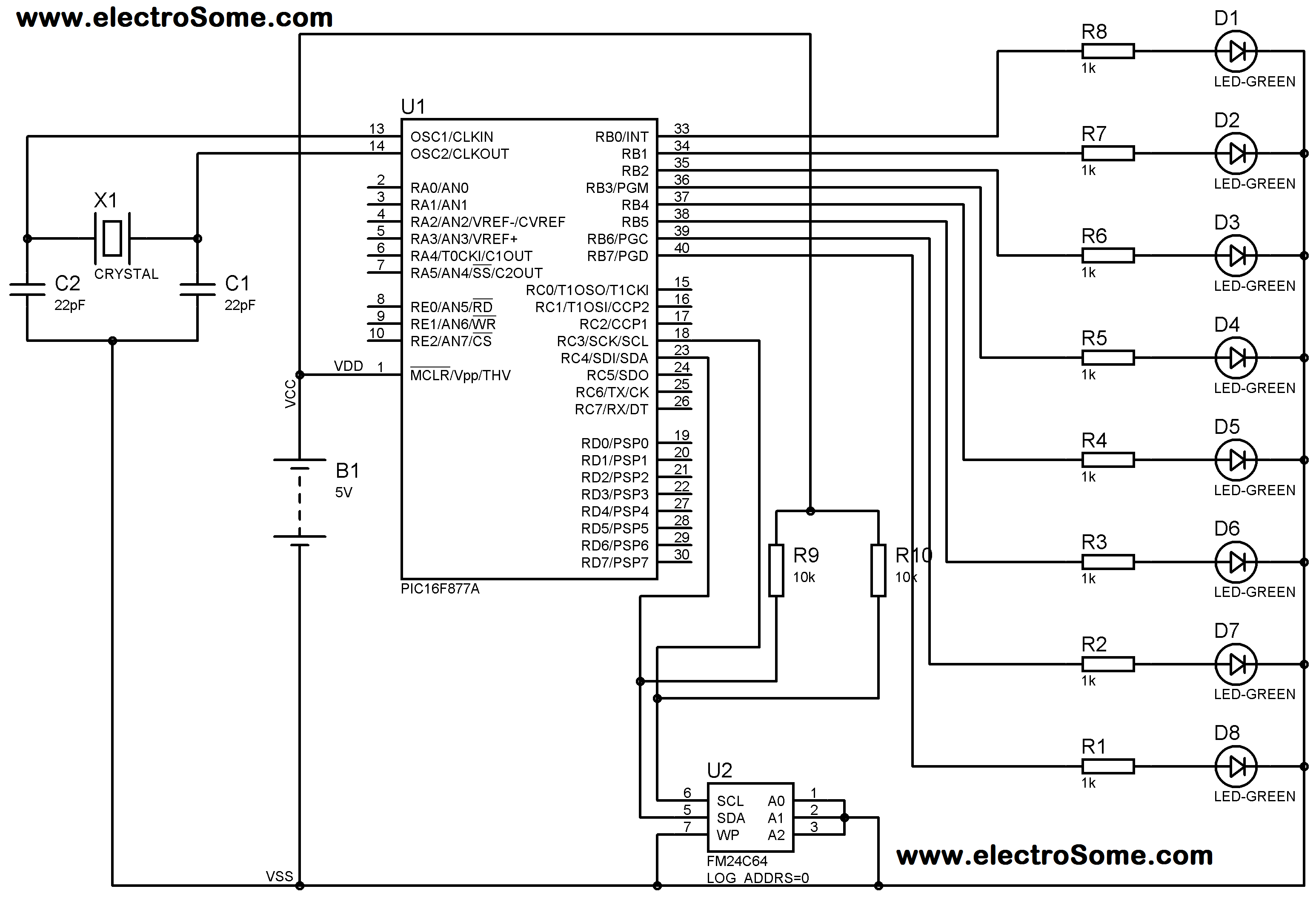 Interfacing External EEPROM with PIC Microcontroller