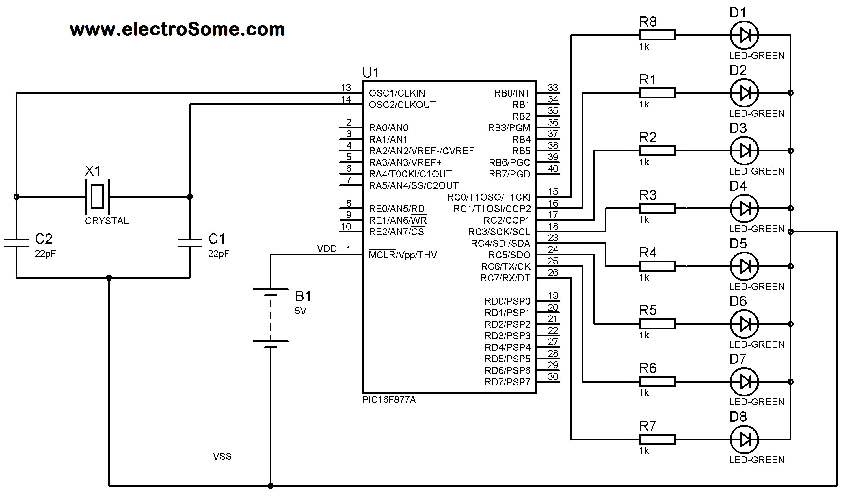 Using Internal EEPROM PIC Microcontroller