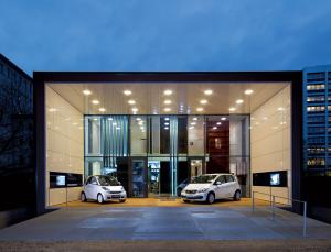 Futuristic home, electric Mercedes (Image: Damiler AG Mercedes Benz cars)