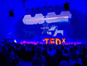 Could a robot enthrall the audience? (Image: James Duncan Davidson/TEDx)