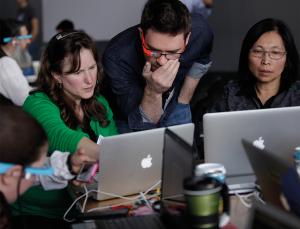 Hacking in action (Image: Paula Aguilera/MIT)