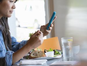 The app keeps track of your blood glucose level and responds accordingly, taking the pressure off you (Image: Mint Images/Rex)