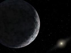 Xena is amazingly distant, roughly three times as far from the sun as Pluto (Artist's impression: NASA/JPL-Caltech)