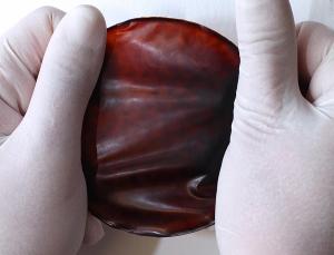 Made from cocoa pod husks, though sadly not edible like chocolate (Image: Italian Institute of Technology)