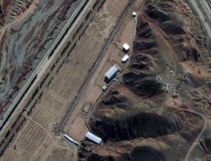 The Parchin military site in Iran (Image: DigitalGlobe via Getty)